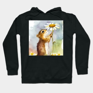 Squirrel and Daisy Hoodie